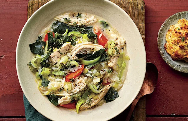 Creamy Chicken and Rice Soup