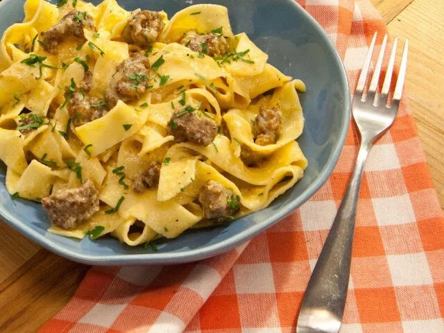 Spicy Sausage Carbonara