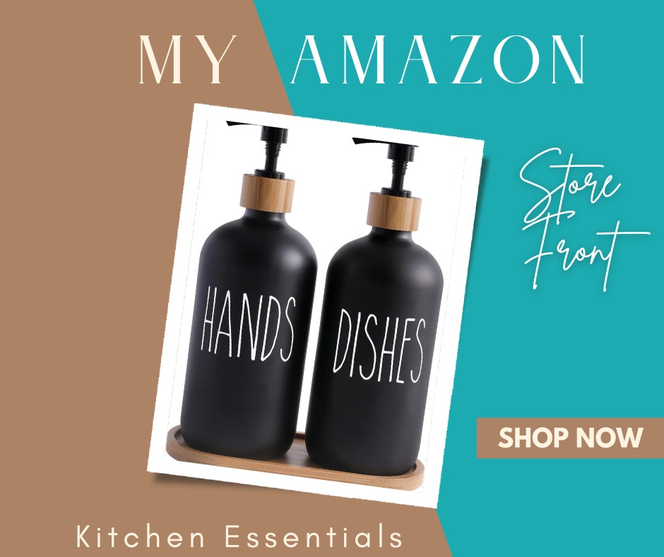 Black Soap Dispenser Set