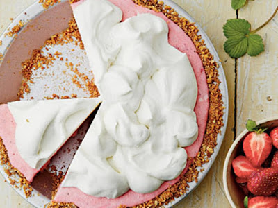 Strawberry-Pretzel Icebox Pie